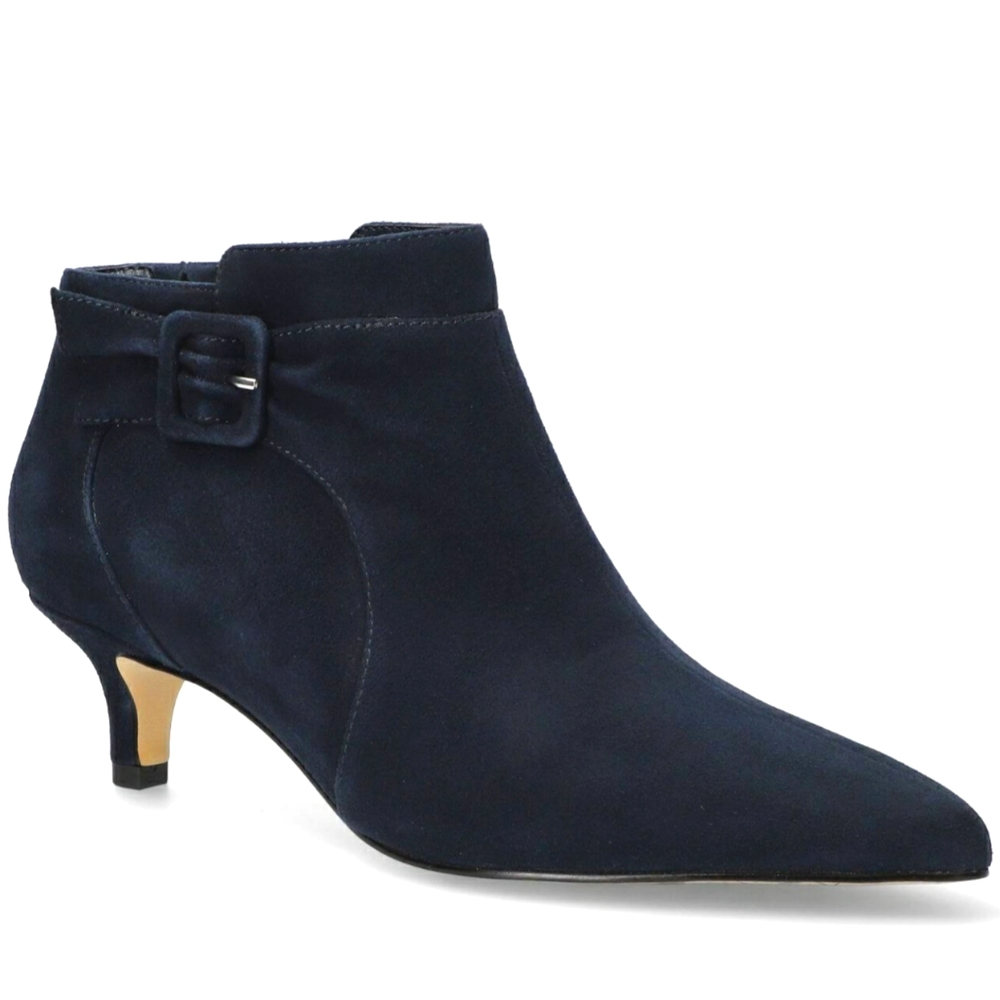 Bella Vita Black Suede Ankle Bootie Leather Rock Revival Bindi Festival NIB 10